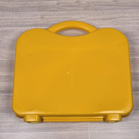 Lego Travel Cases Lot of 2 Storage Container Plastic Case Carry Bin w/ Dividers - Picture 5 of 7